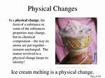 Is Ice Cream a Physical or Chemical Property?