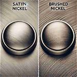 Is Satin Nickel Same as Brushed Chrome?