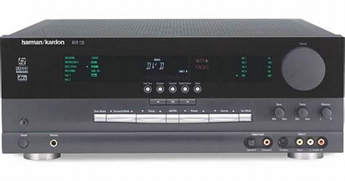 Is the Harman Kardon Avr 125 a Good Receiver?