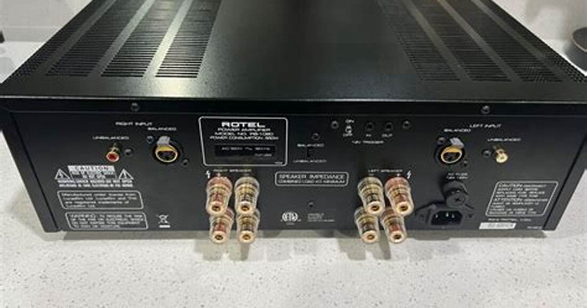Is the Rotel Rb 1080 a High End Amp?