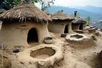 What Are Mud Huts Made of?