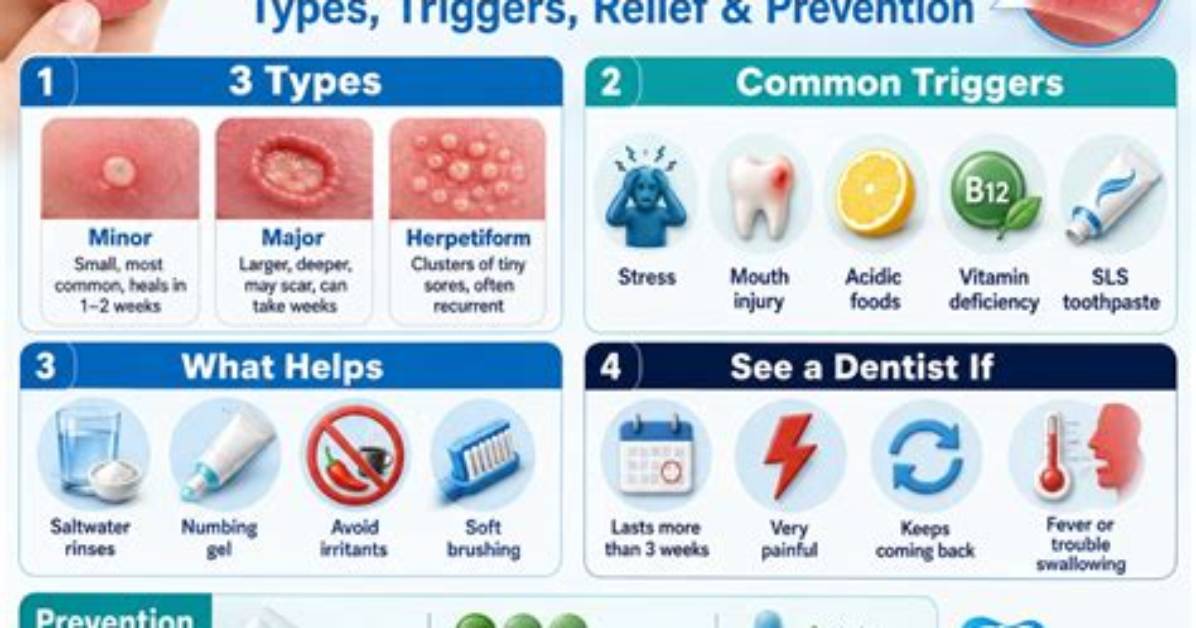 What Are the Three Types of Canker Sores?