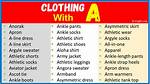 What Can You Wear That Starts with an I?