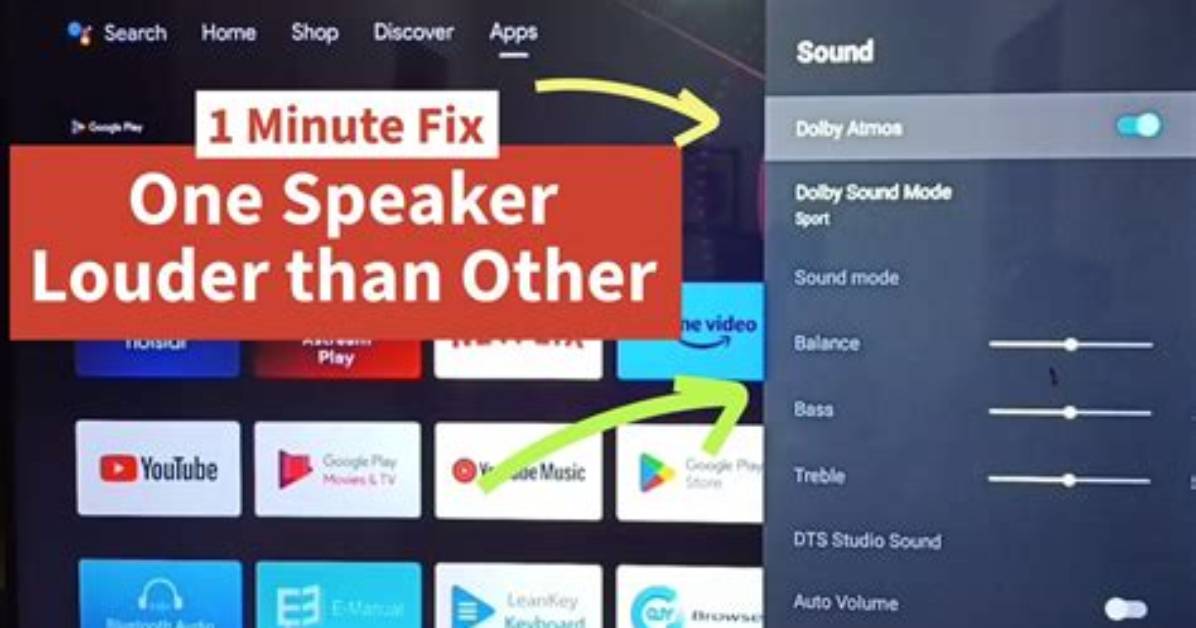 What Causes One Speaker to Be Louder Than the Other?