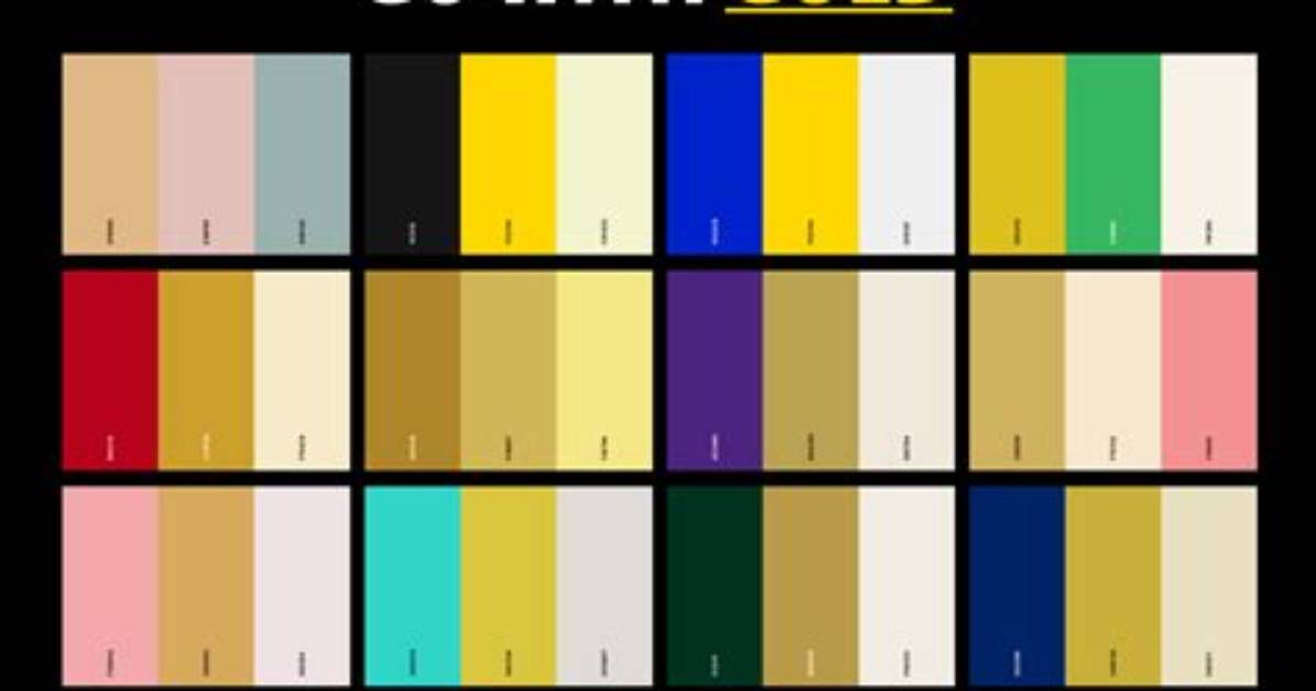 What Color Goes with Gold and Tan?