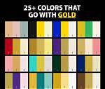 What Color Goes with Gold and Tan?