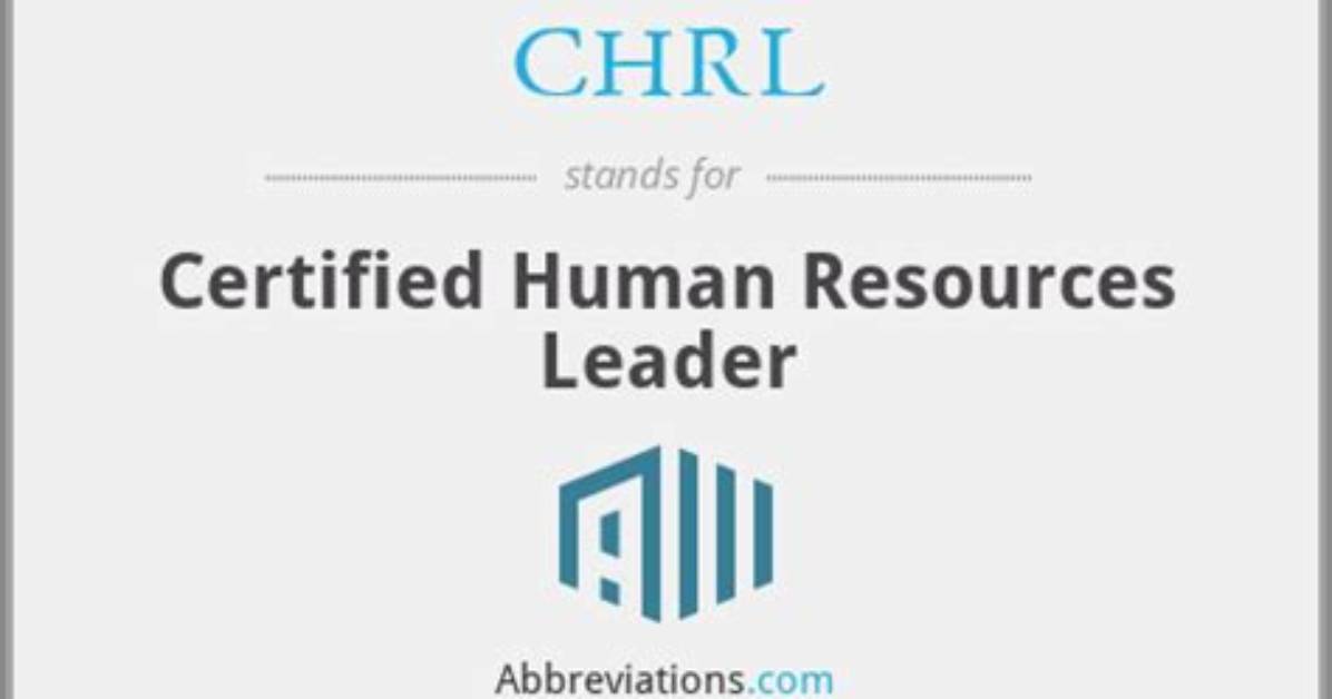 What Does Chrl Mean?