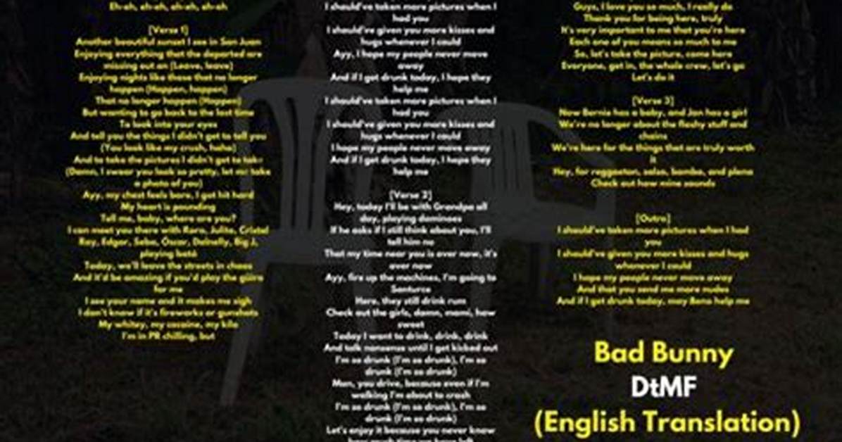 What Does ‘Popola’ Meaning in Bad Bunny’s Efecto? Songs Lyrics in English Translation
