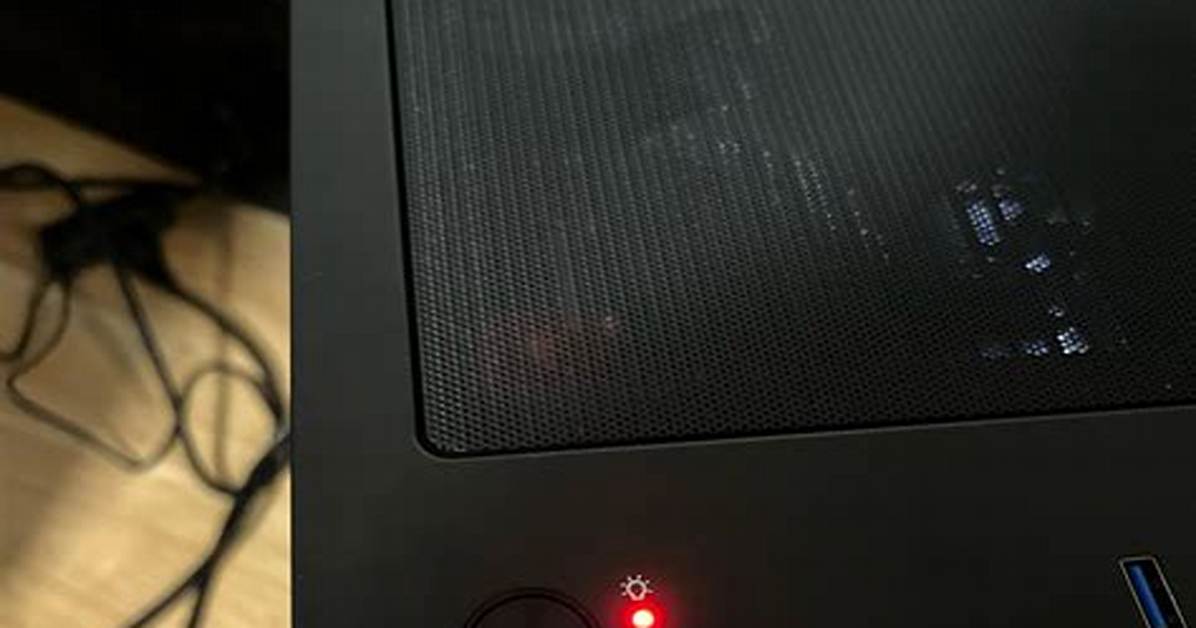What Does Red Light on Pc Case Mean?
