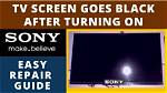 What Happens When Tv Screen Goes Black but Sound Still Works?