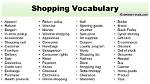 What Is a Fancy Word for Shopping?
