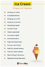 What Is a Good Ice Cream Slogan?