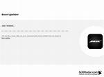 What Is the Bose Updater?