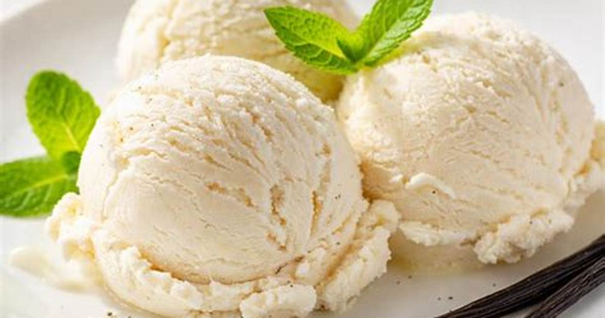 What Is the Density of Vanilla Ice Cream?