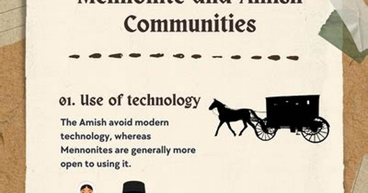 What Is the Difference Between Amish and Mennonite Clothing?