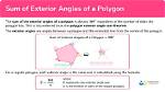 What Is the Sum of the Exterior Angles of a Icosagon?