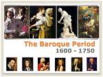 What Is the Time Period for Baroque?