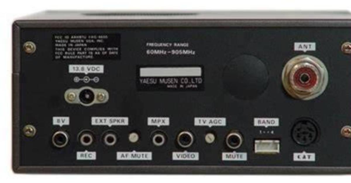 What Kind of Frequency Does the Yaesu Frg-9600 Vhf Receiver Cover?