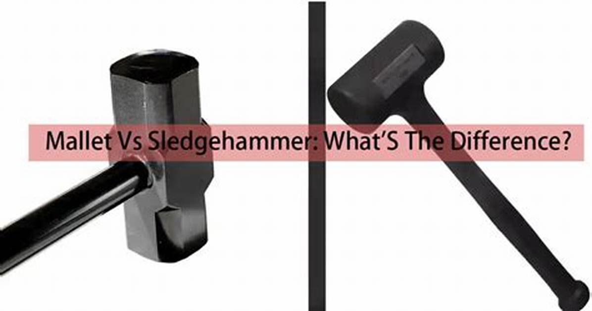 What's the Difference Between a Mallet and a Hammer?
