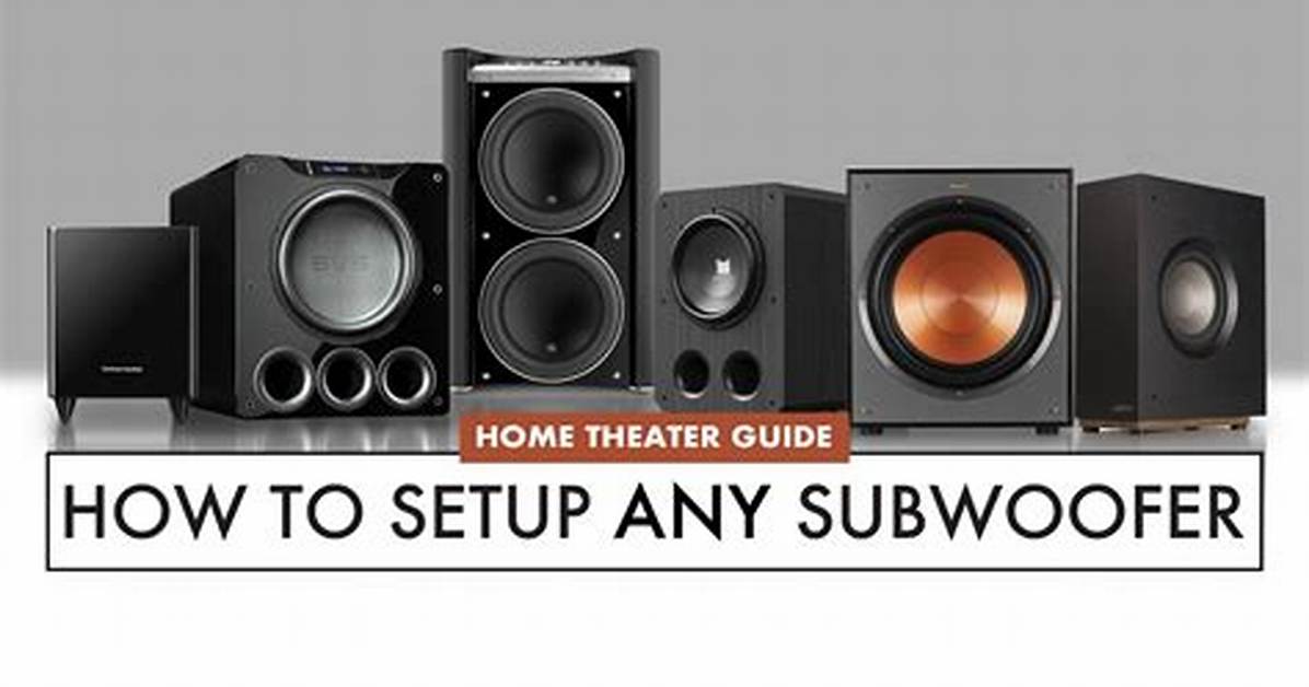 What Should Subwoofer Be Set at?