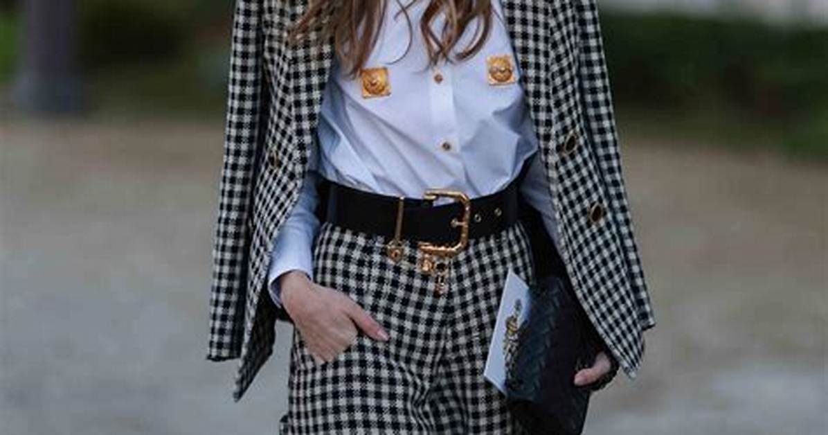 What Year Was Gingham Popular?