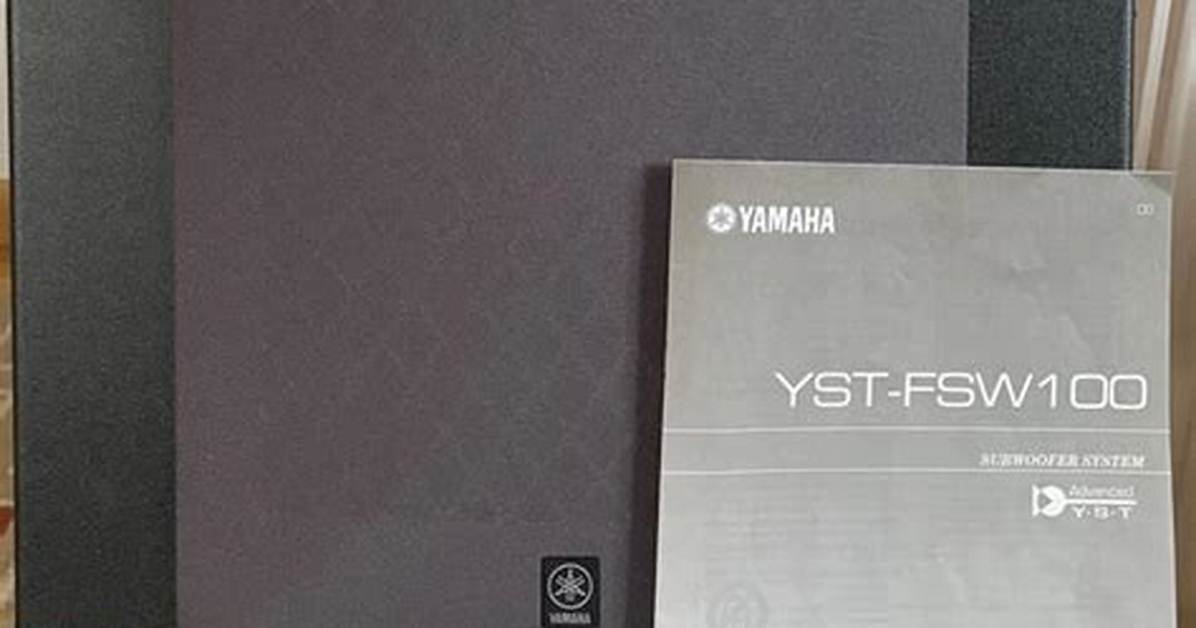 When Did the Yamaha Yst 100 Subwoofer Come out?