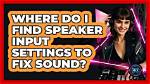Where Do I Find the Speaker Settings on My Receiver?