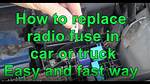 Where Is the Car Radio Fuse Located?