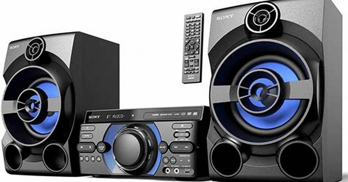 Which Is the Best Sony Home Stereo System?