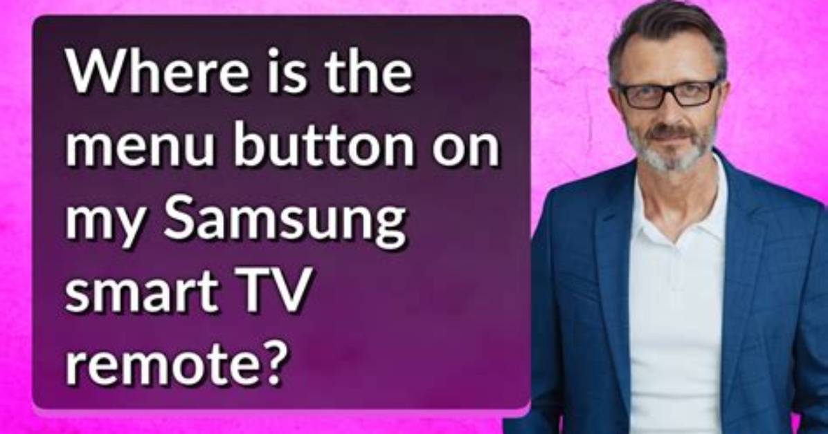 Which Is the Menu Button on My Panasonic Remote?
