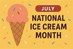 Which President Declared July National Ice Cream Month?
