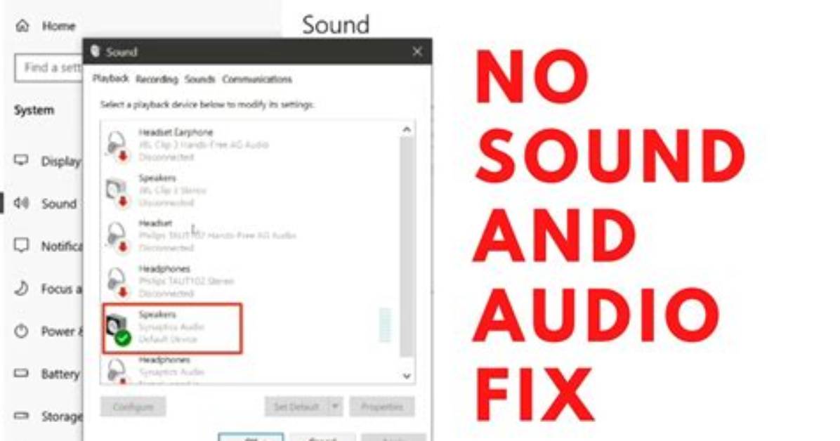 Why Audio Is Suddenly Stop Working?