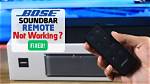 Why Does My Bose Remote Not Turn on?