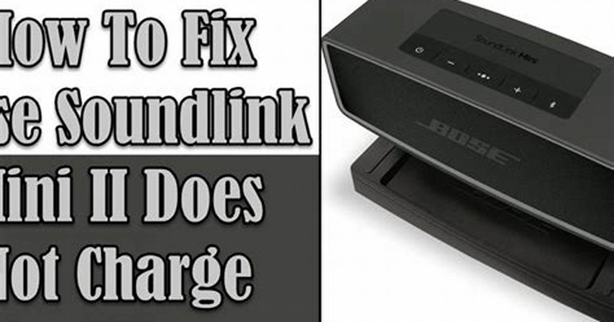 Why Does My Bose Sounddock Not Charge When Plugged in?