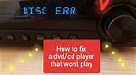 Why Does My Dvd Player Have No Picture?