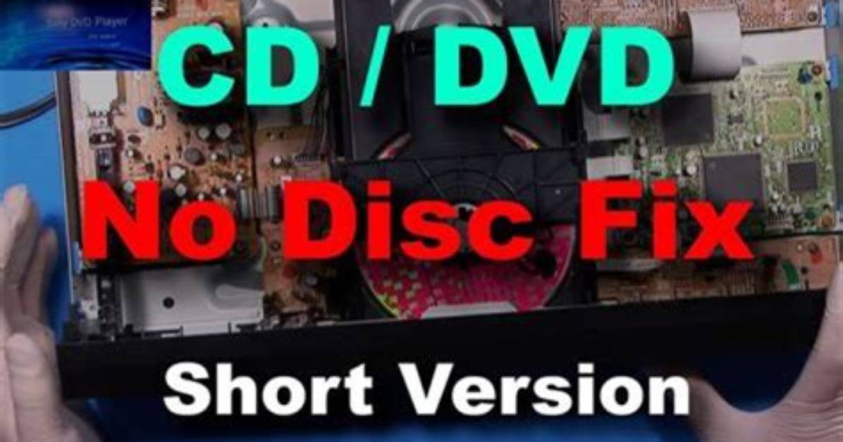Why Does My Dvd Player Keep Saying Error Disc?