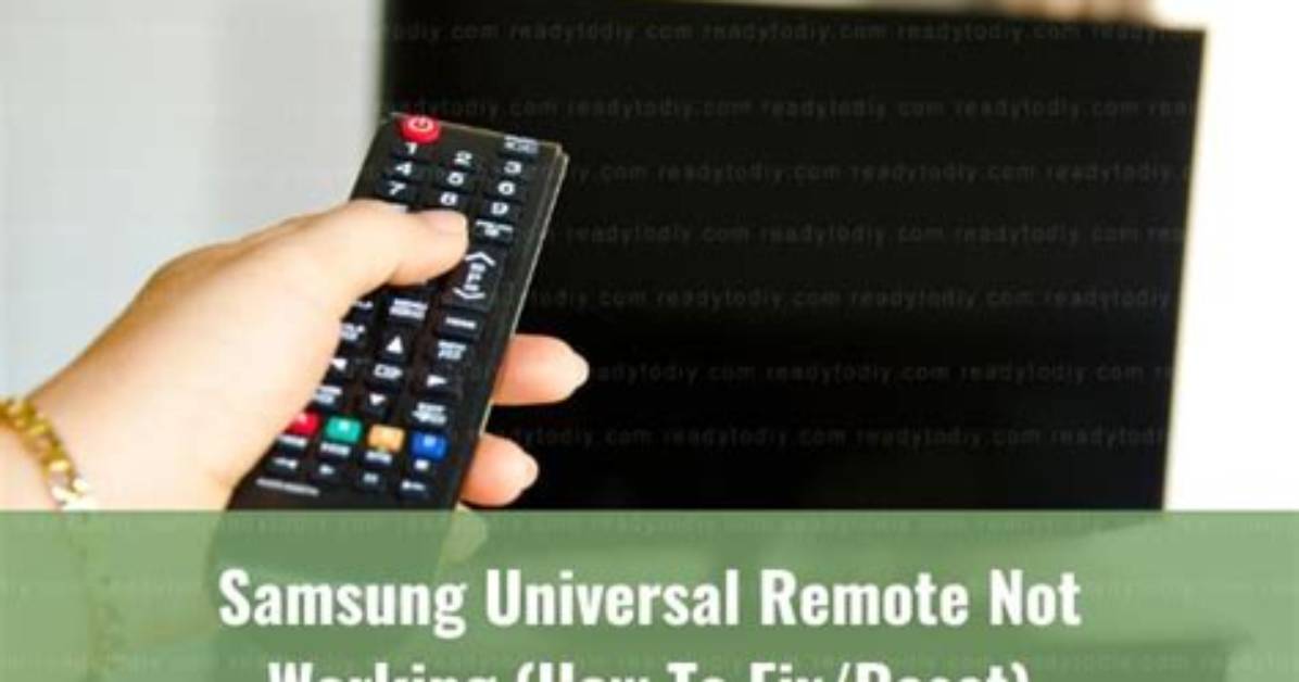Why Does My Universal Remote Not Change Channels?