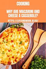 Why Is Macaroni and Cheese Important?