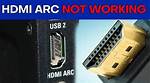Why Is My Hdmi Arc Not Working on My Tv?
