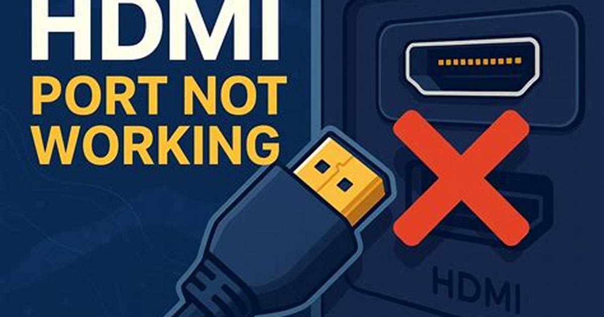 Why Is My Hdmi Slot Not Working?