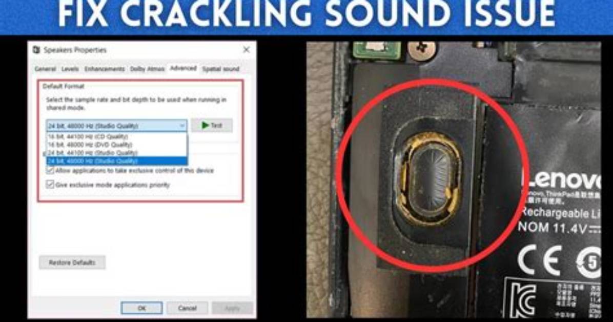 Why Is My Left Speaker Crackling?