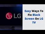 Why Is My Lg Tv Black and White with Component Cables?