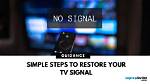Why Is My Smart Tv Showing No Signal?