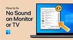 Why Is My Tv Not Playing Any Sound?