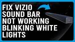 Why Is My Vizio Sound Bar Blinking White?