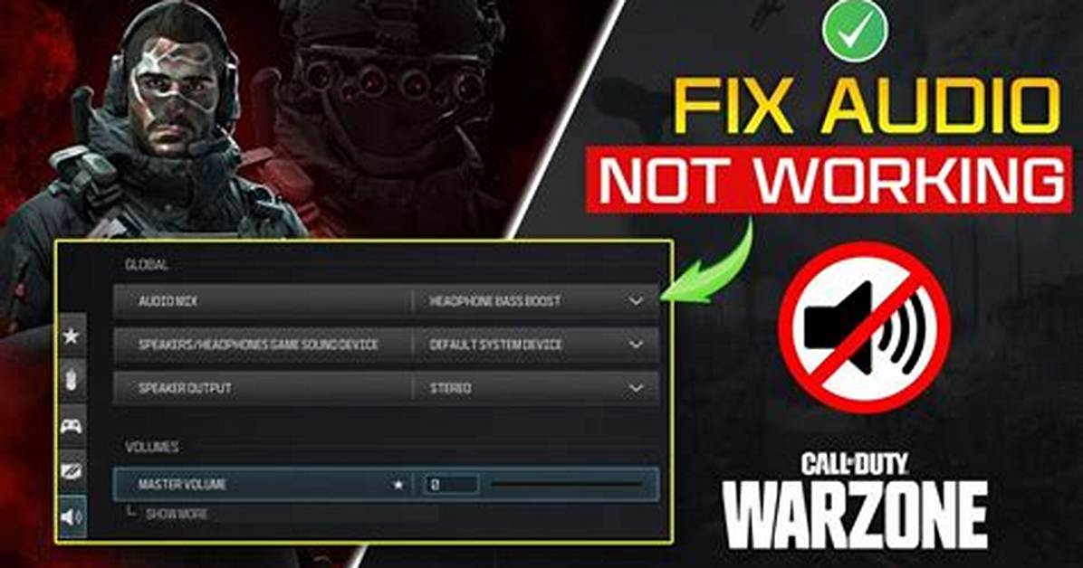 Why Is My Warzone Sound Not Working?