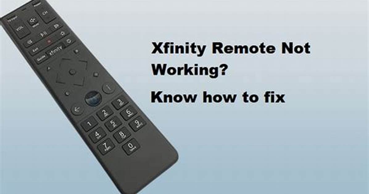 Why Is My Xfinity Remote Not Working After Changing Batteries?