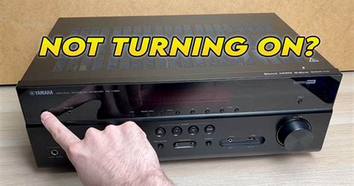 Why Is My Yamaha Receiver Not Connecting to My Tv?