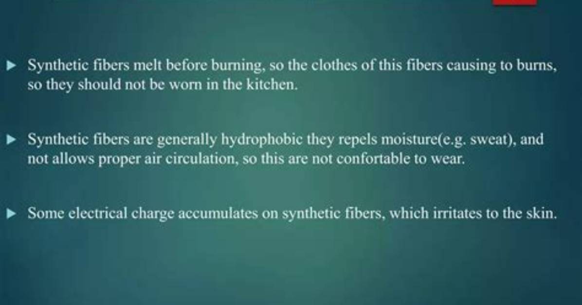 Why Synthetic Fibers Should Not Be Worn in Hot Weather?