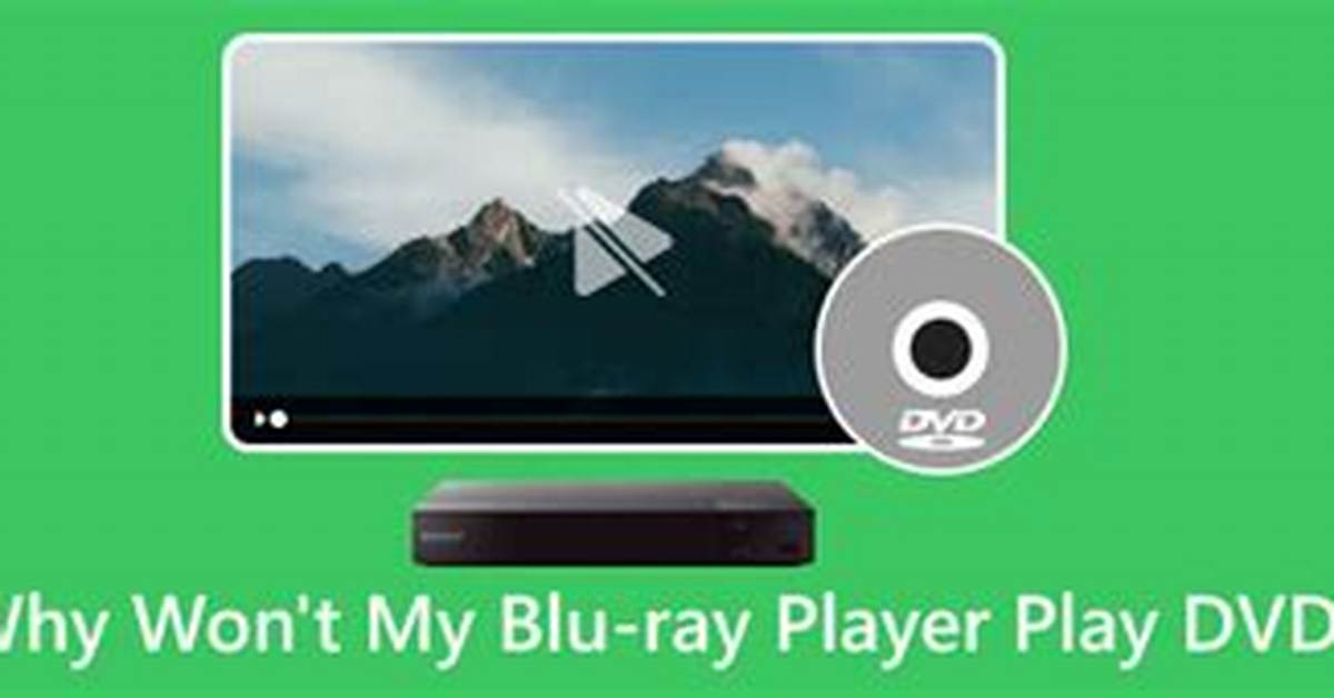 Why Won't My Dvd Player Play My Cd?